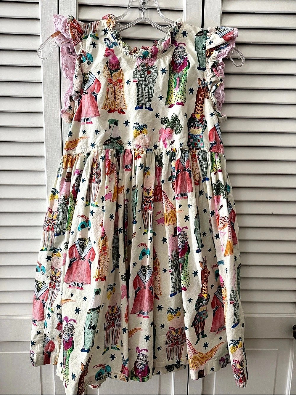 Pink chicken Girls Animal Print Dress Size 10